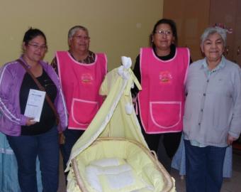Donation of a baby-basket for a family in need
