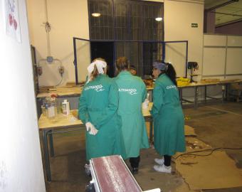 Carpentry workshop participants
