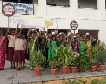 Environmental activities with the girls attending school

&nbsp;
