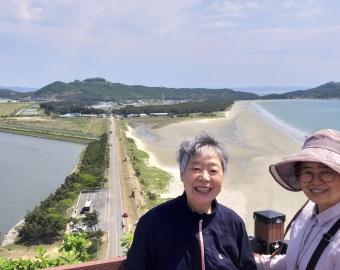 RSCJ de visita en la isla de&nbsp;Baengnyeong
