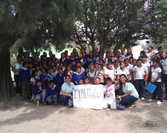 Enfants du projet de Iyolosiwa à San Luís Potosí
