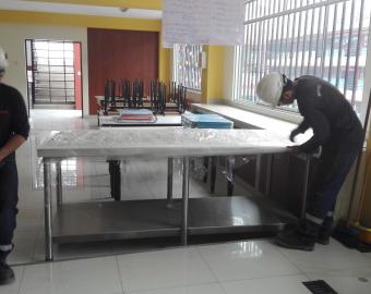 Working tables
